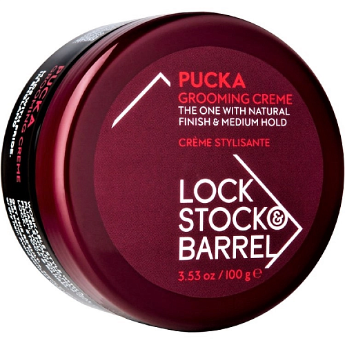 Крем для укладки волос - Lock Stock & Barrel Pucka Grooming Creme 